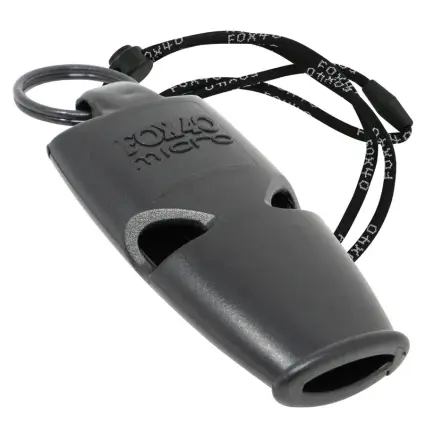 Fox 40 Micro whistle + Break-a-way lanyard