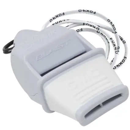 Fox 40 Sonik Blast CMG whistle + Break-a-way lanyard