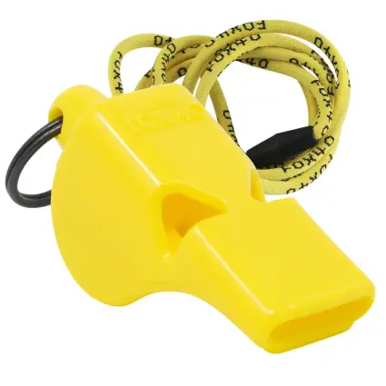 Fox 40 Mini whistle + Break-a-way lanyard