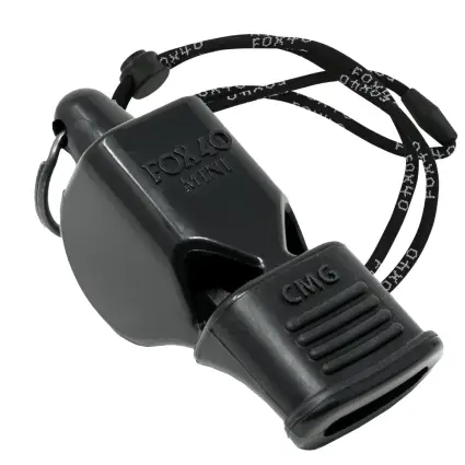 Fox 40 Mini CMG whistle + Break-a-way lanyard